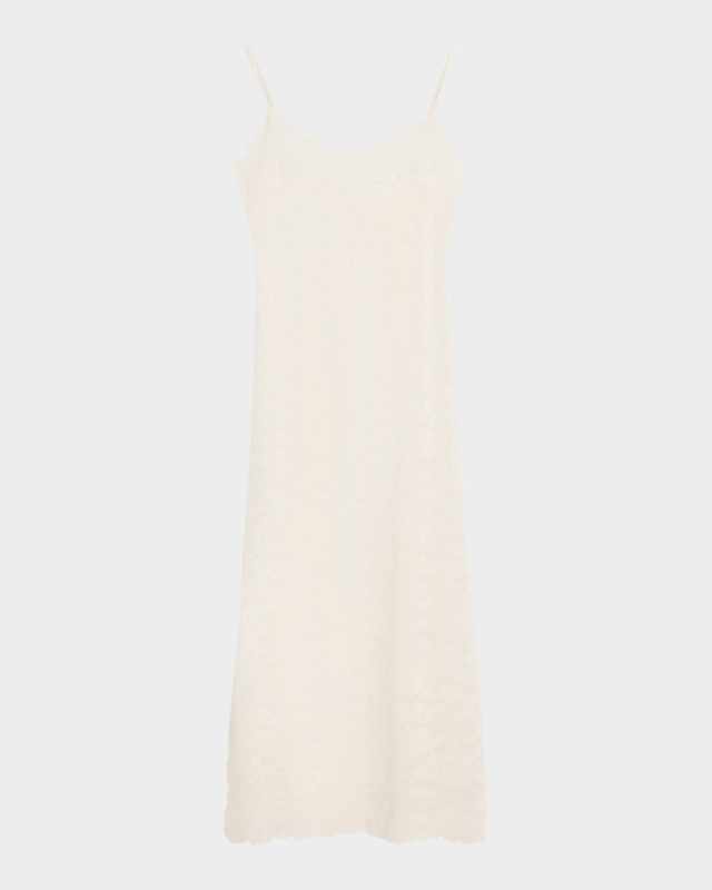 Peony Side-Slit Floral Lace Nightgown